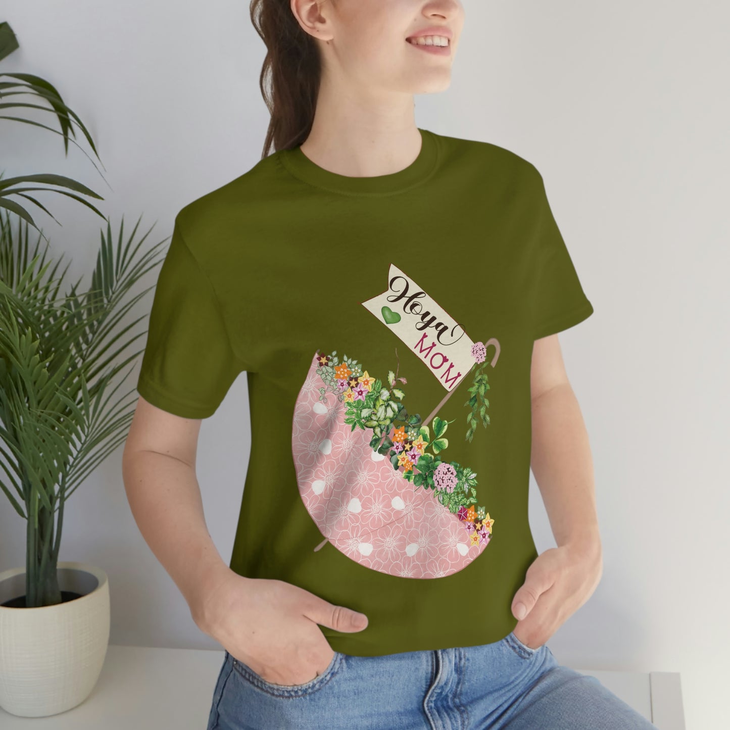 HOYAHOLIC PINK UMBRELLA SHORT SLEEVE TEE