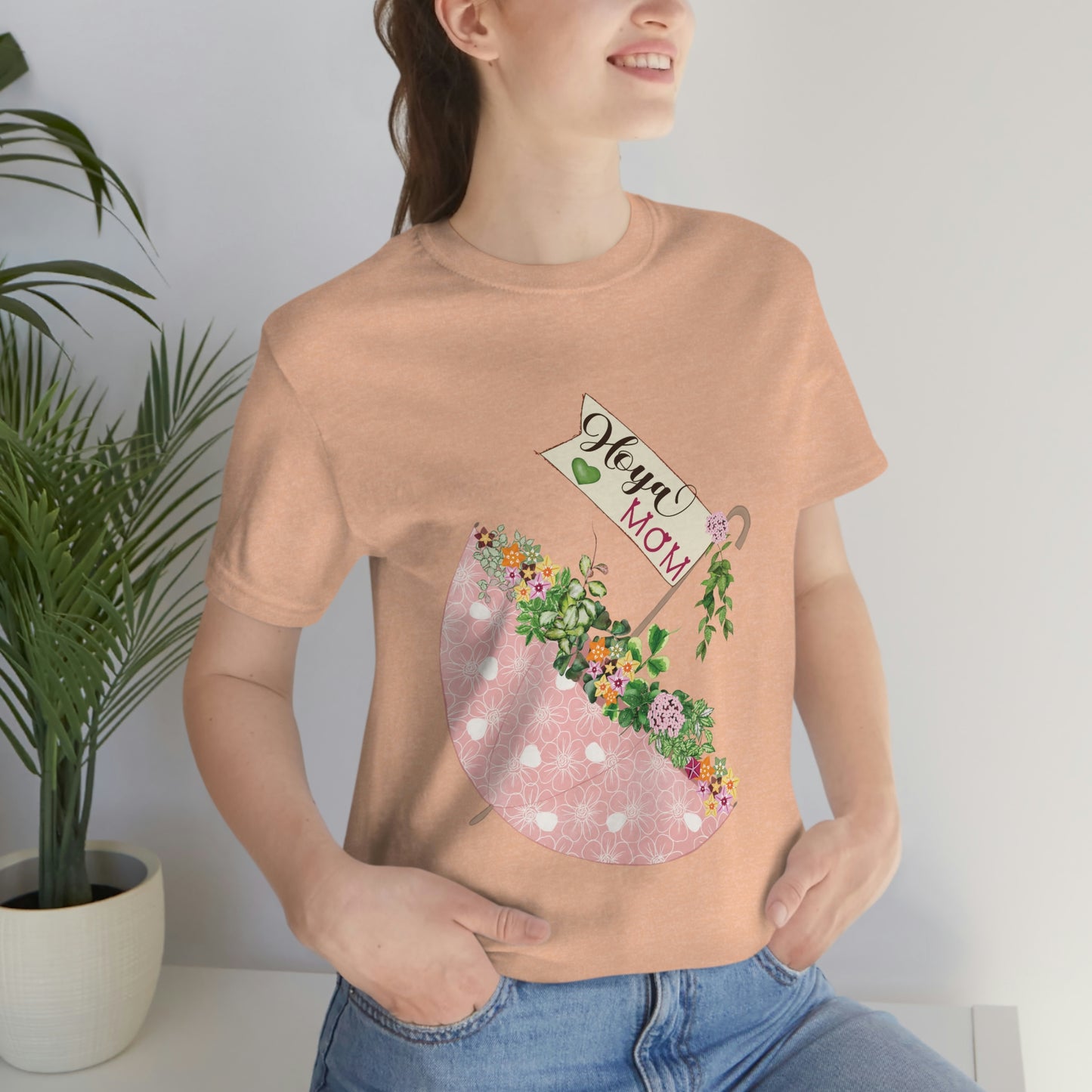 HOYAHOLIC PINK UMBRELLA SHORT SLEEVE TEE