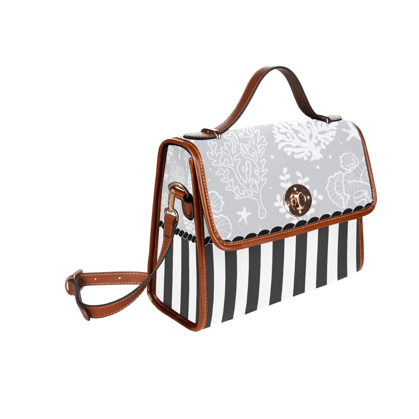 PALM BEACH STRIPED BREE BAG