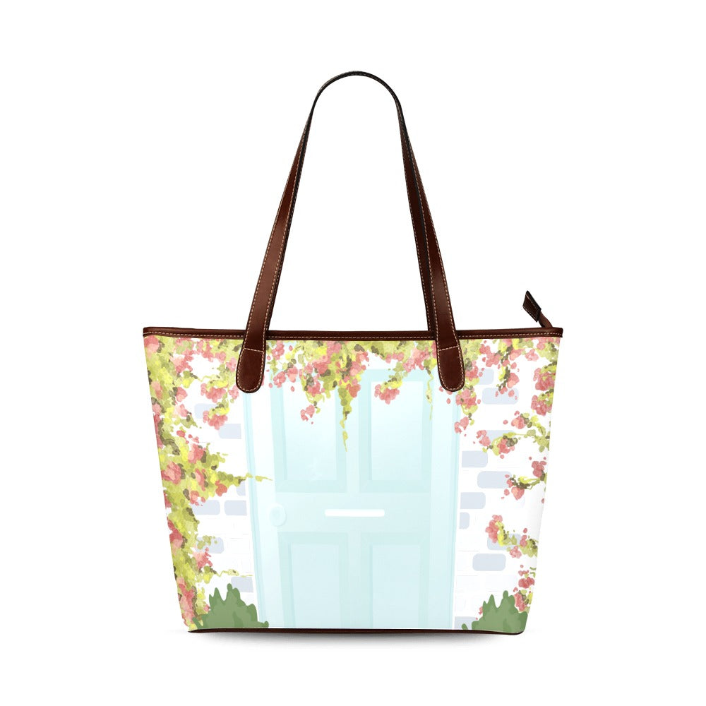 TURQUOISE DOOR - PERUVIAN AVENUE BOOK TOTE