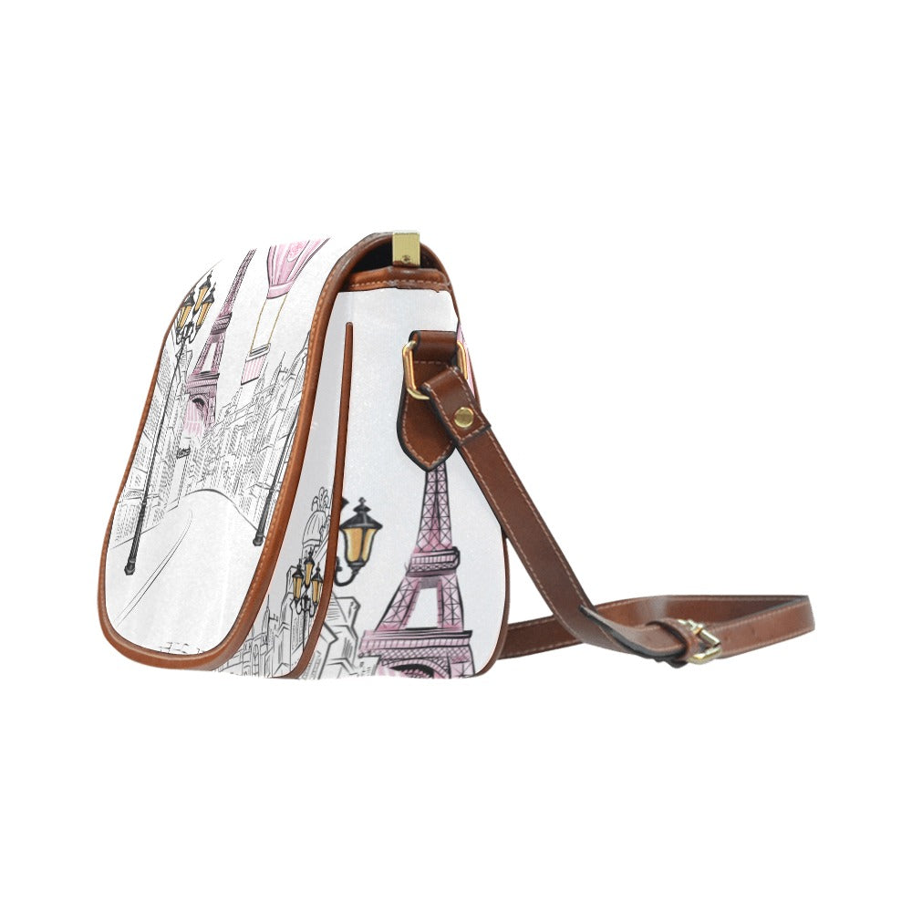 CHARLOTTE IN PARIS SADDLE BAG