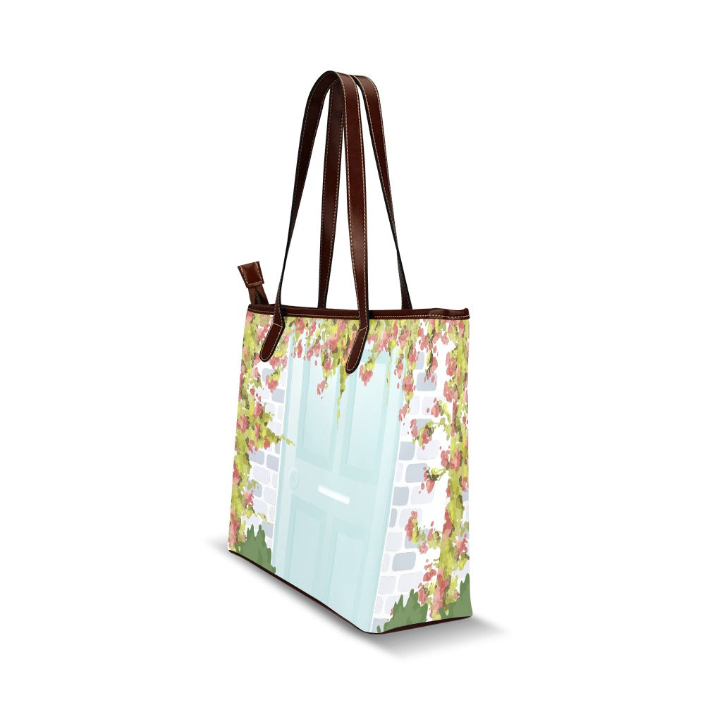 TURQUOISE DOOR - PERUVIAN AVENUE BOOK TOTE