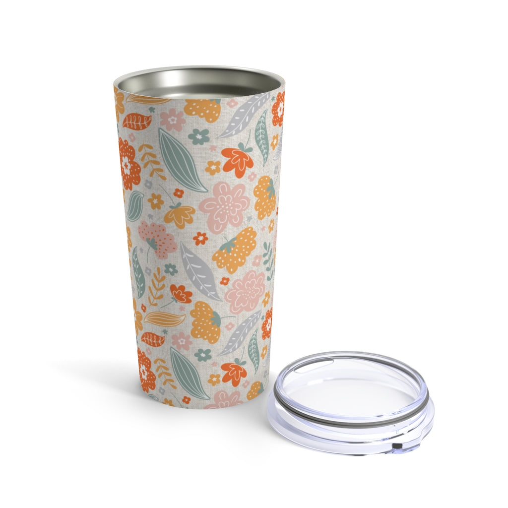 SHABREE SPRING ORANGE TUMBLER 20oz
