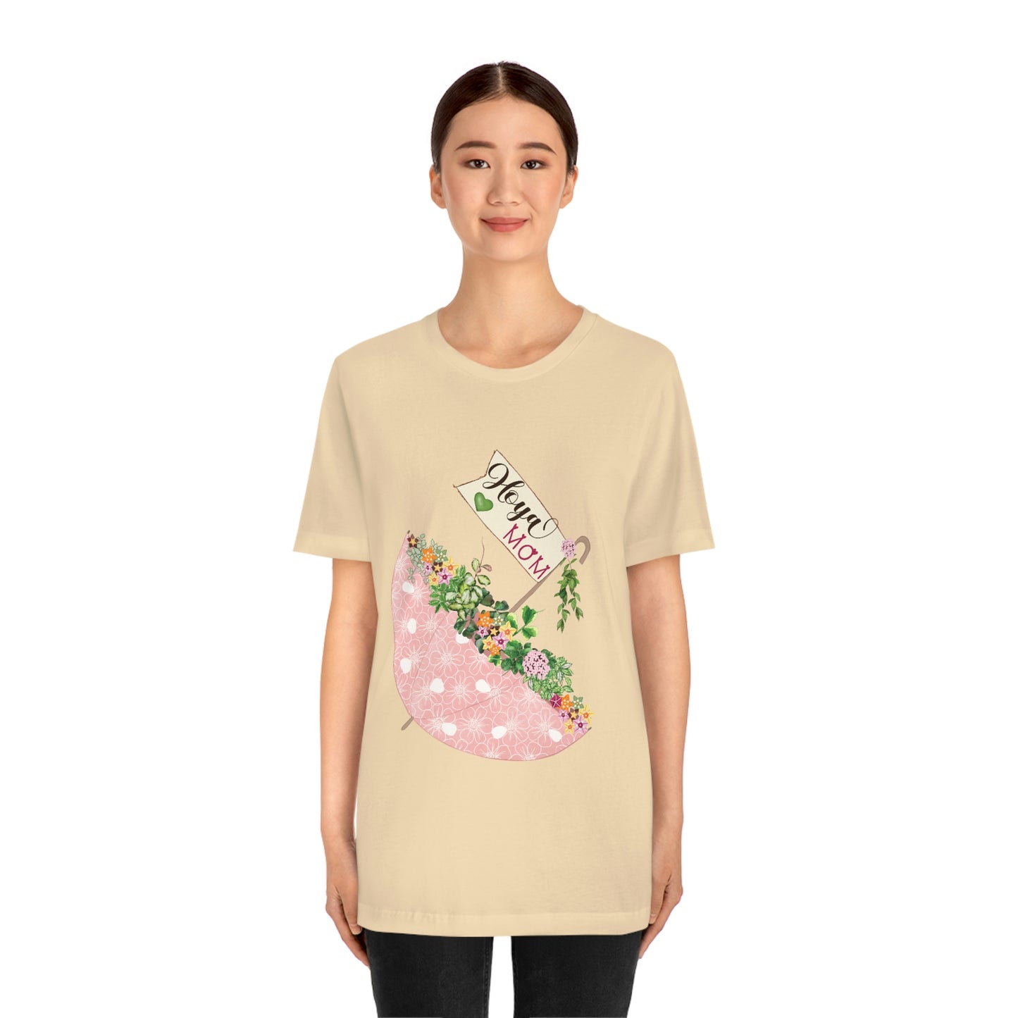 HOYAHOLIC PINK UMBRELLA SHORT SLEEVE TEE