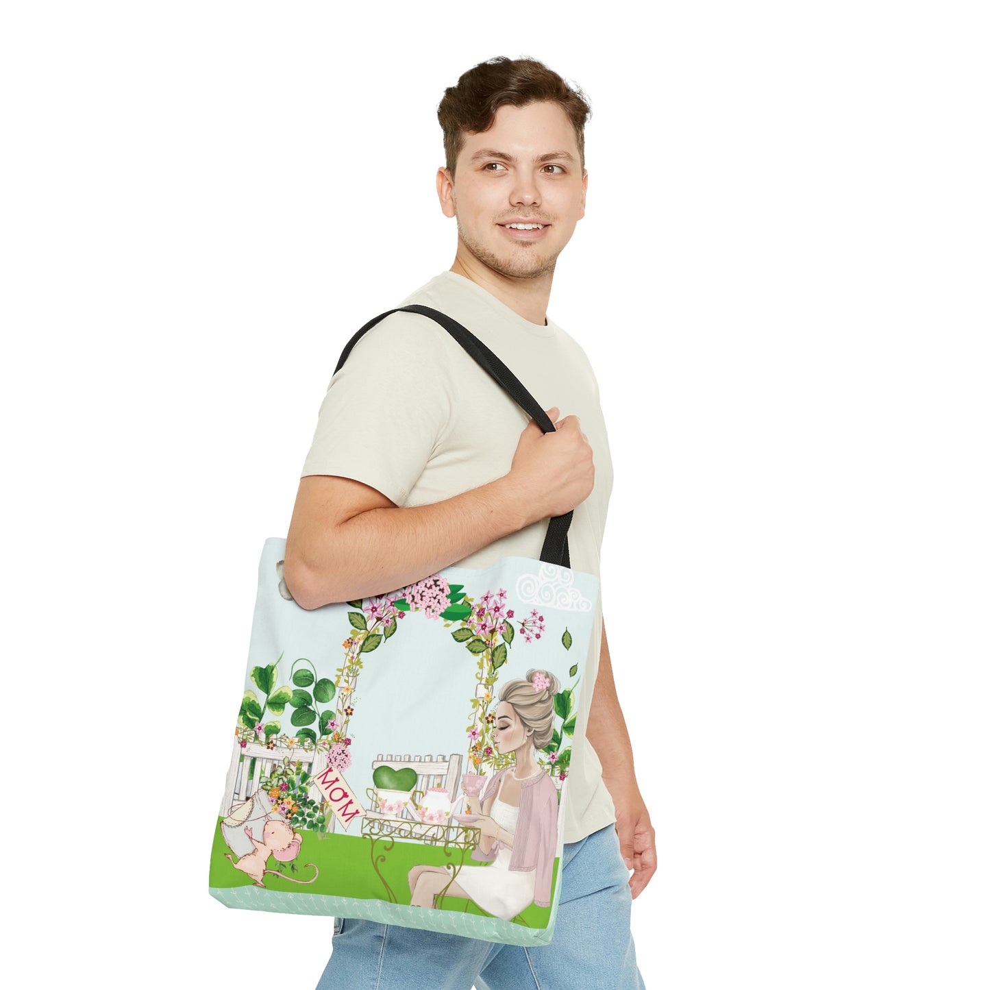 HOYAHOLIC HIGH TEA HOYA GARDEN TOTE BAG