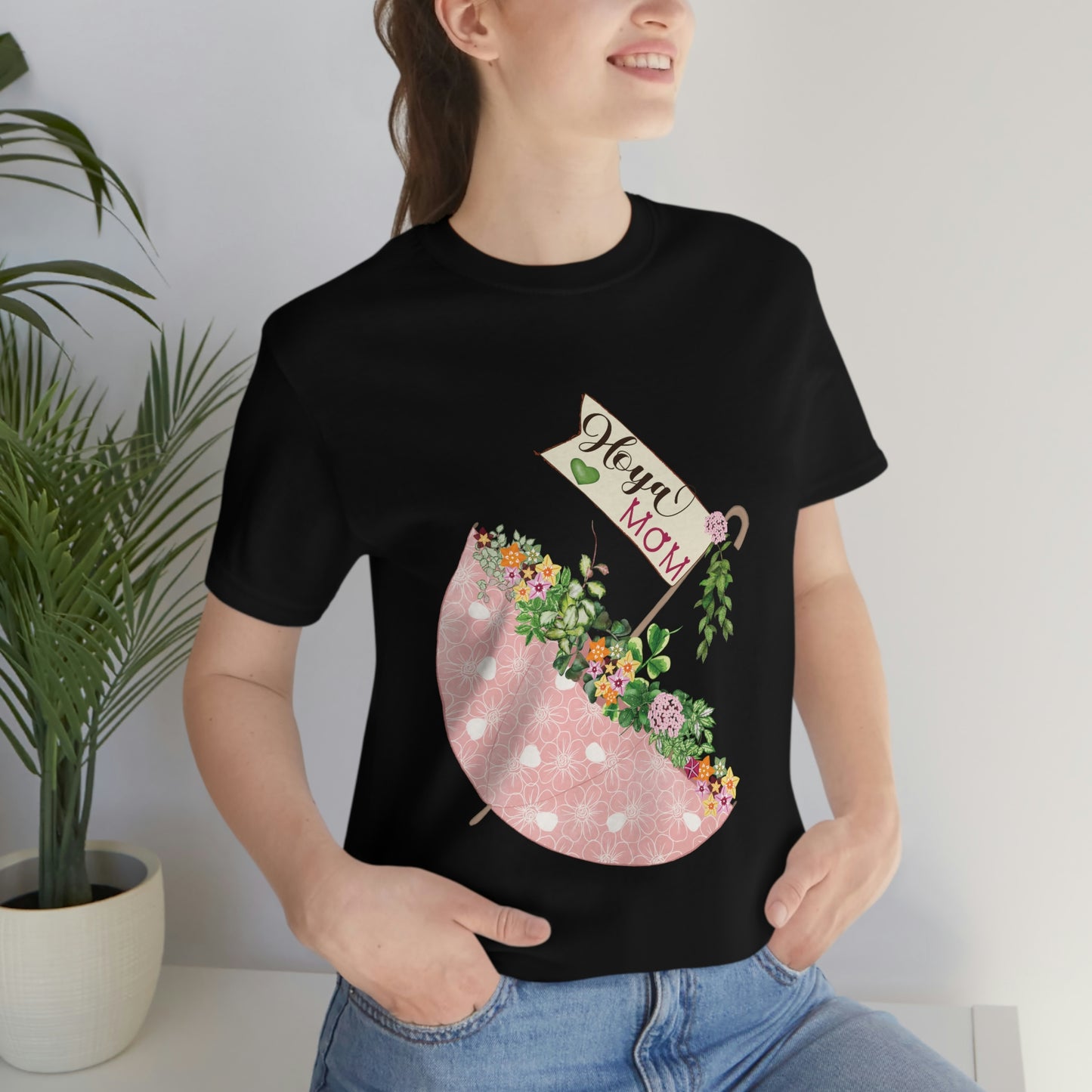 HOYAHOLIC PINK UMBRELLA SHORT SLEEVE TEE