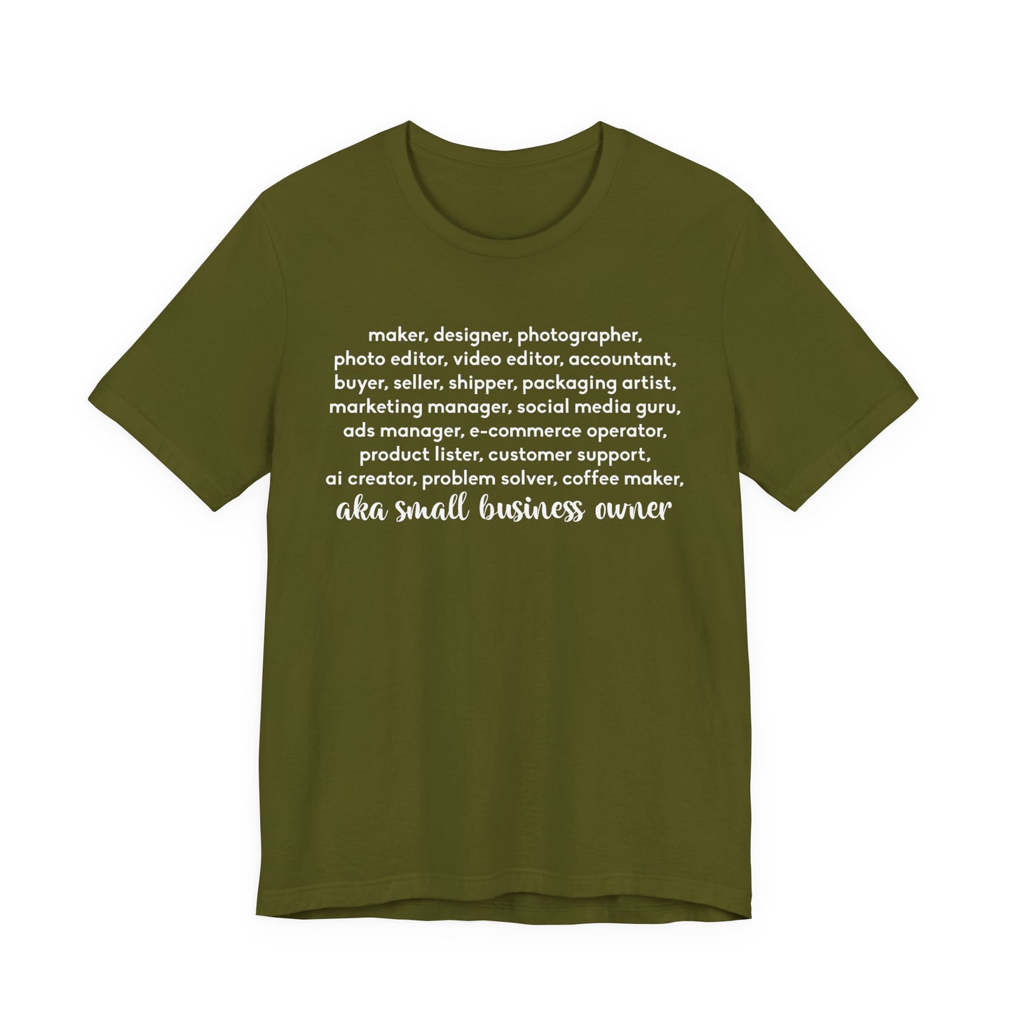 SMALL BIZ LIFE TEE FOR MAKERS