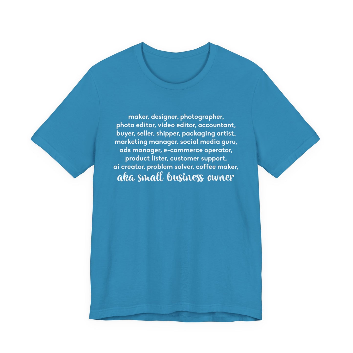 SMALL BIZ LIFE TEE FOR MAKERS