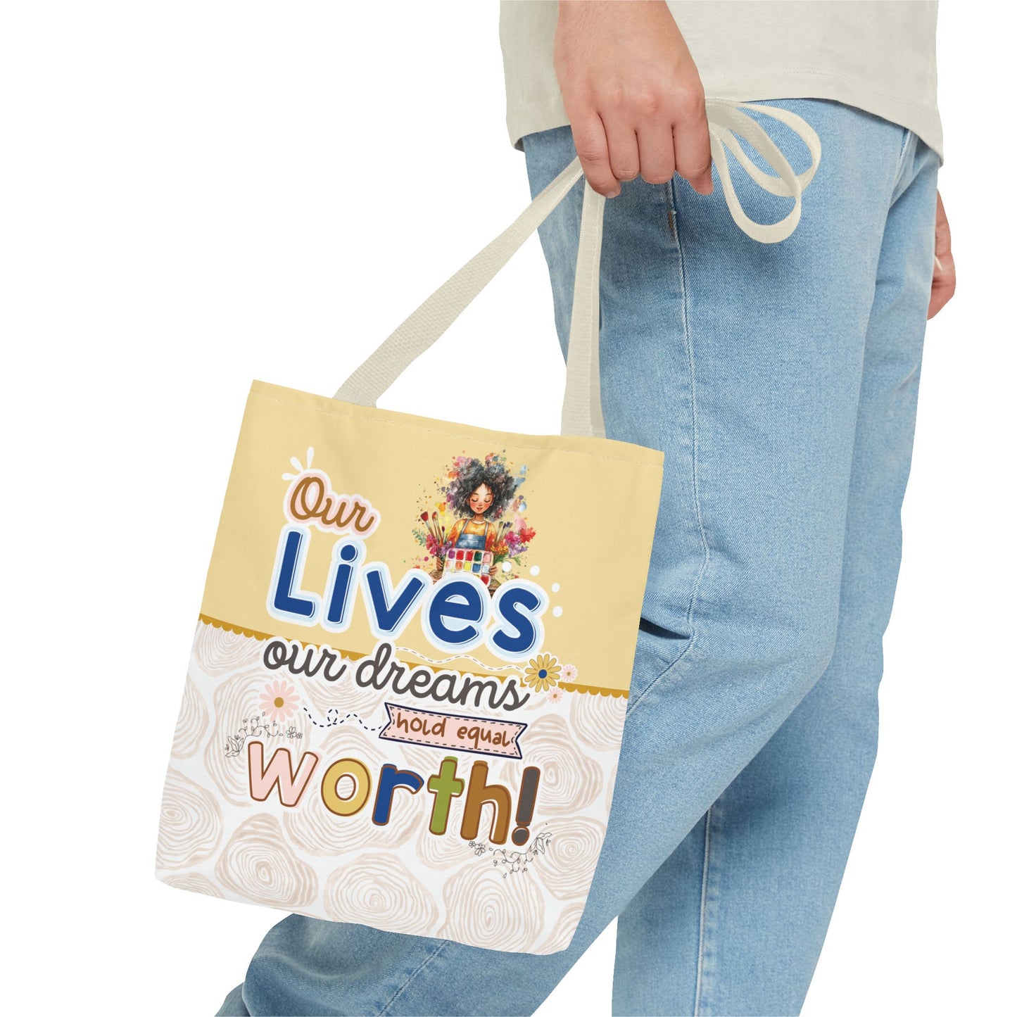 OUR LIVES TOTE BAG