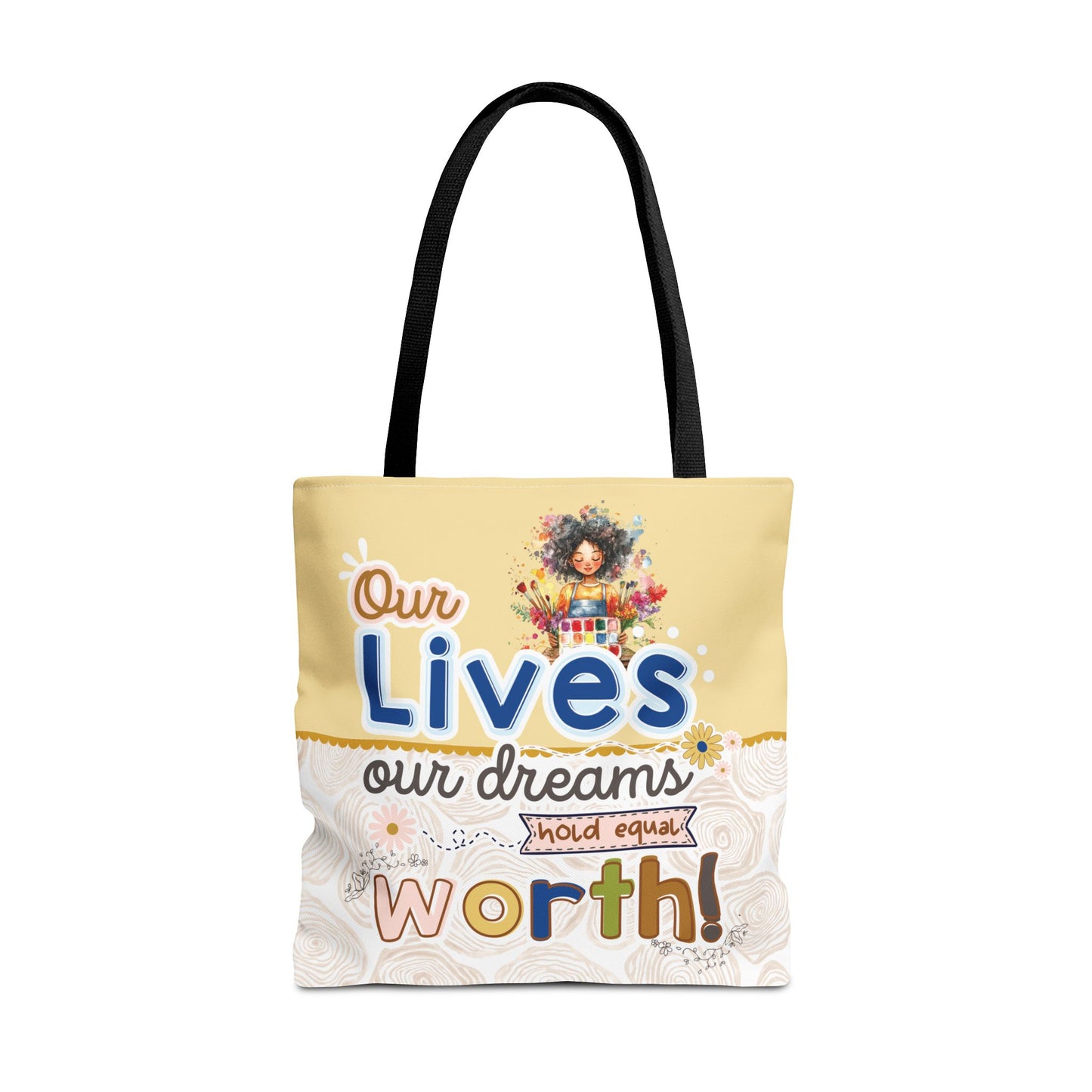 OUR LIVES TOTE BAG