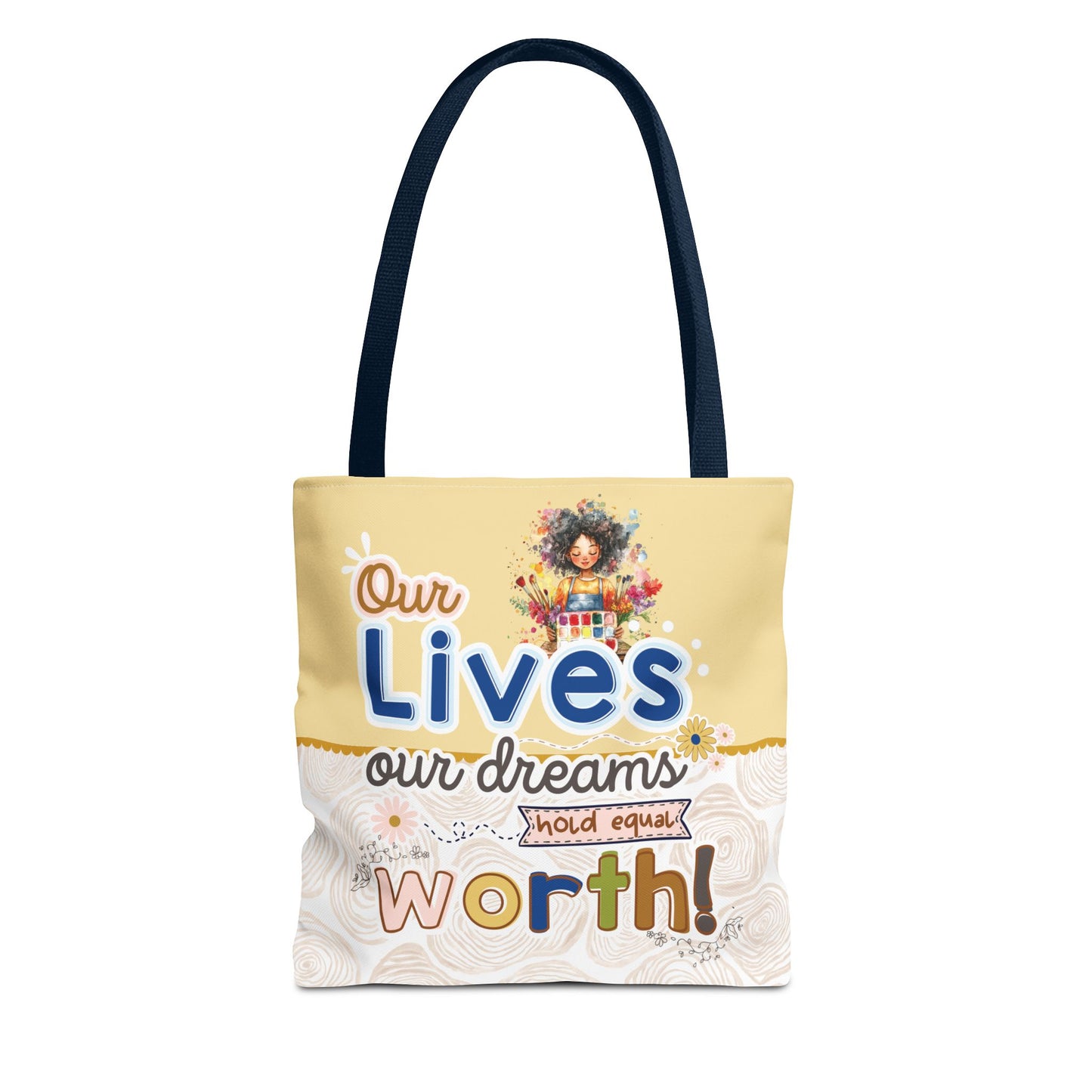 OUR LIVES TOTE BAG