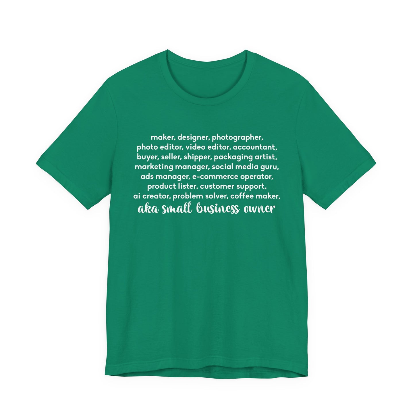 SMALL BIZ LIFE TEE FOR MAKERS