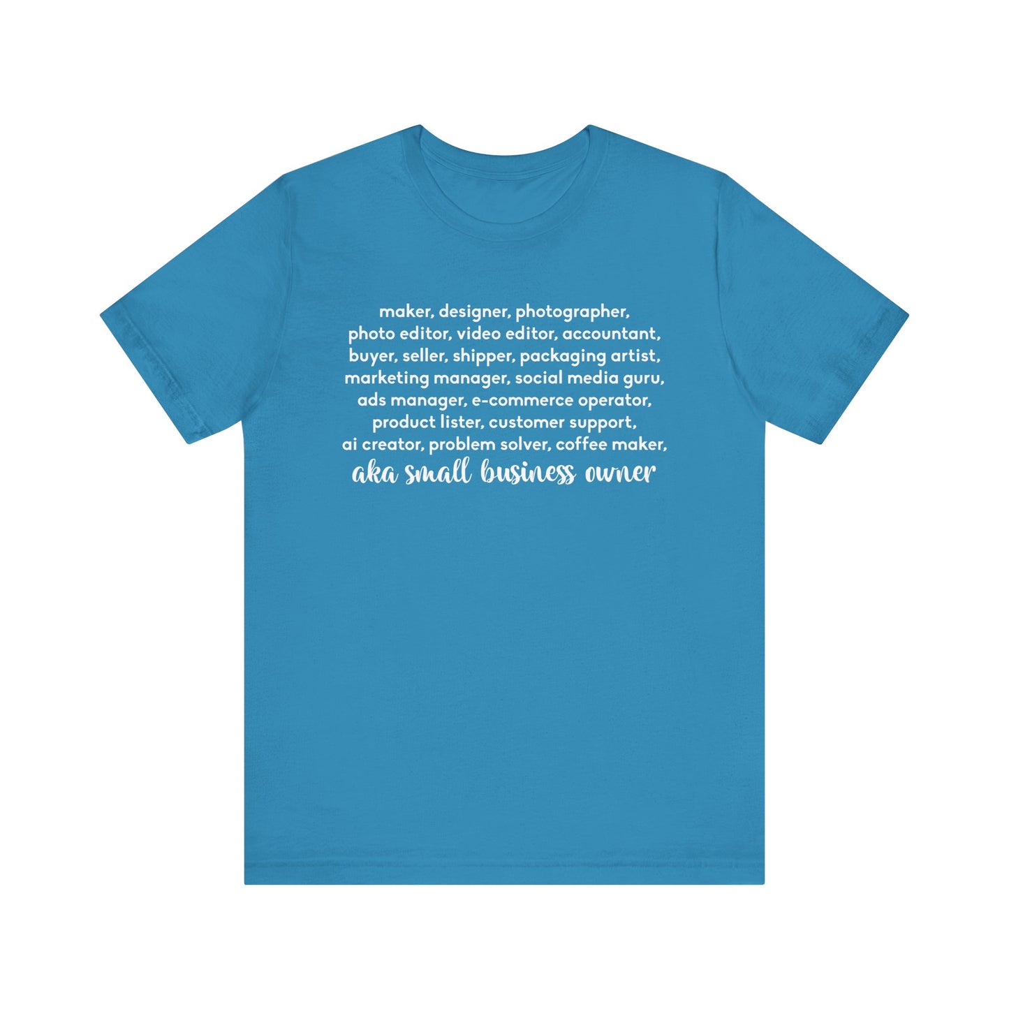 SMALL BIZ LIFE TEE FOR MAKERS