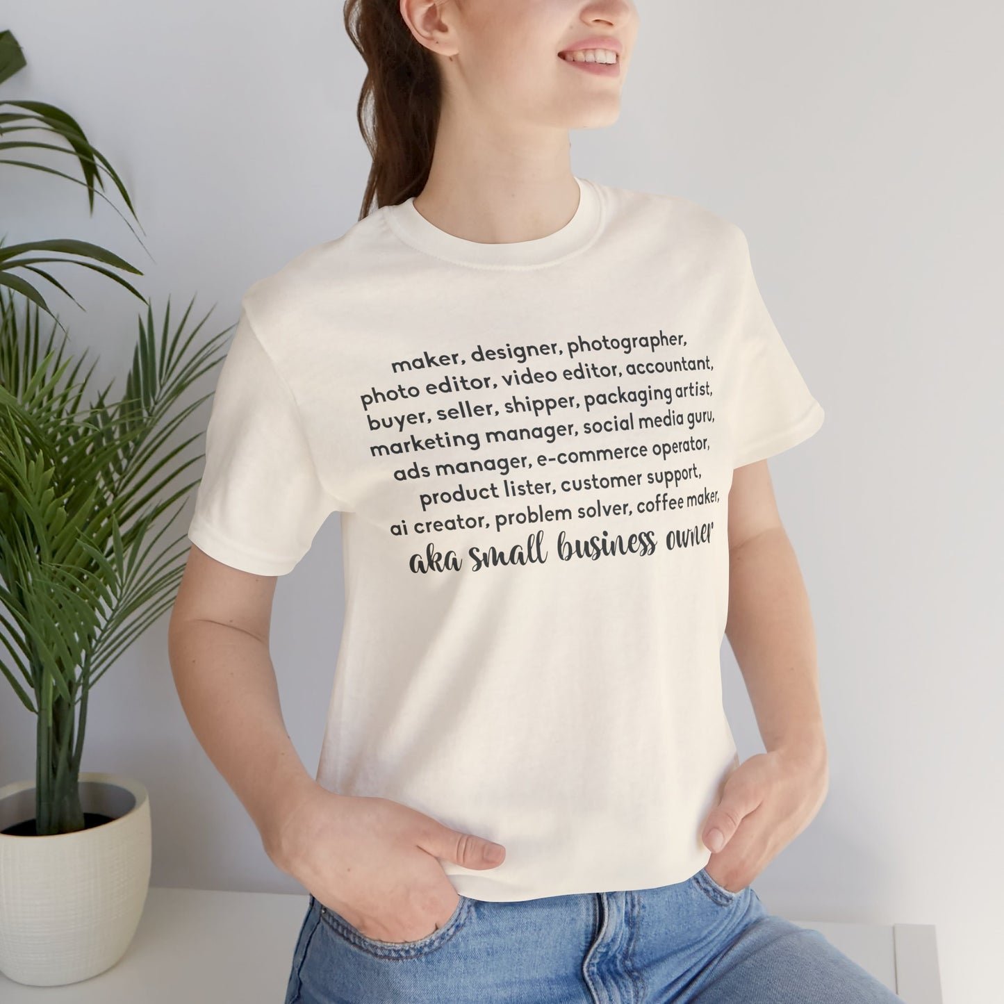 SMALL BIZ LIFE TEE FOR MAKERS