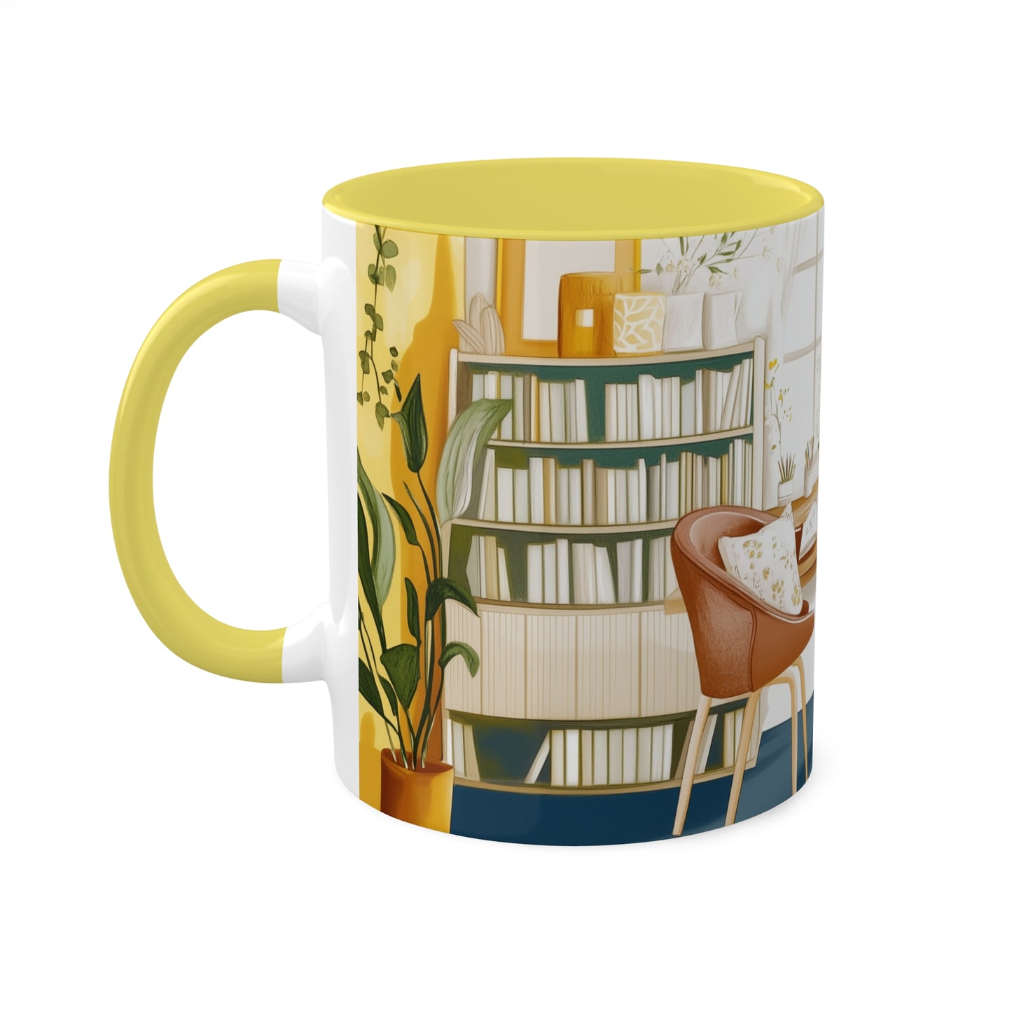 Yellow Worksplace Mug - Cozy . Creative . Bold . Organized