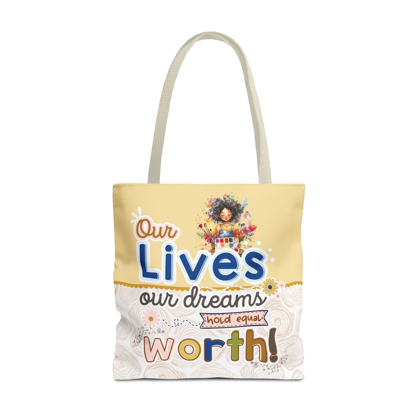 OUR LIVES TOTE BAG