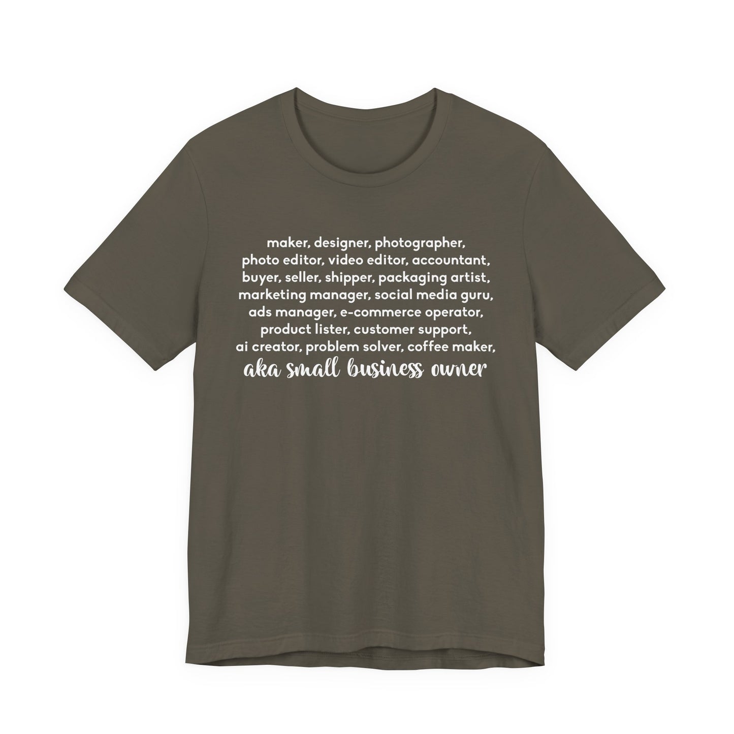 SMALL BIZ LIFE TEE FOR MAKERS