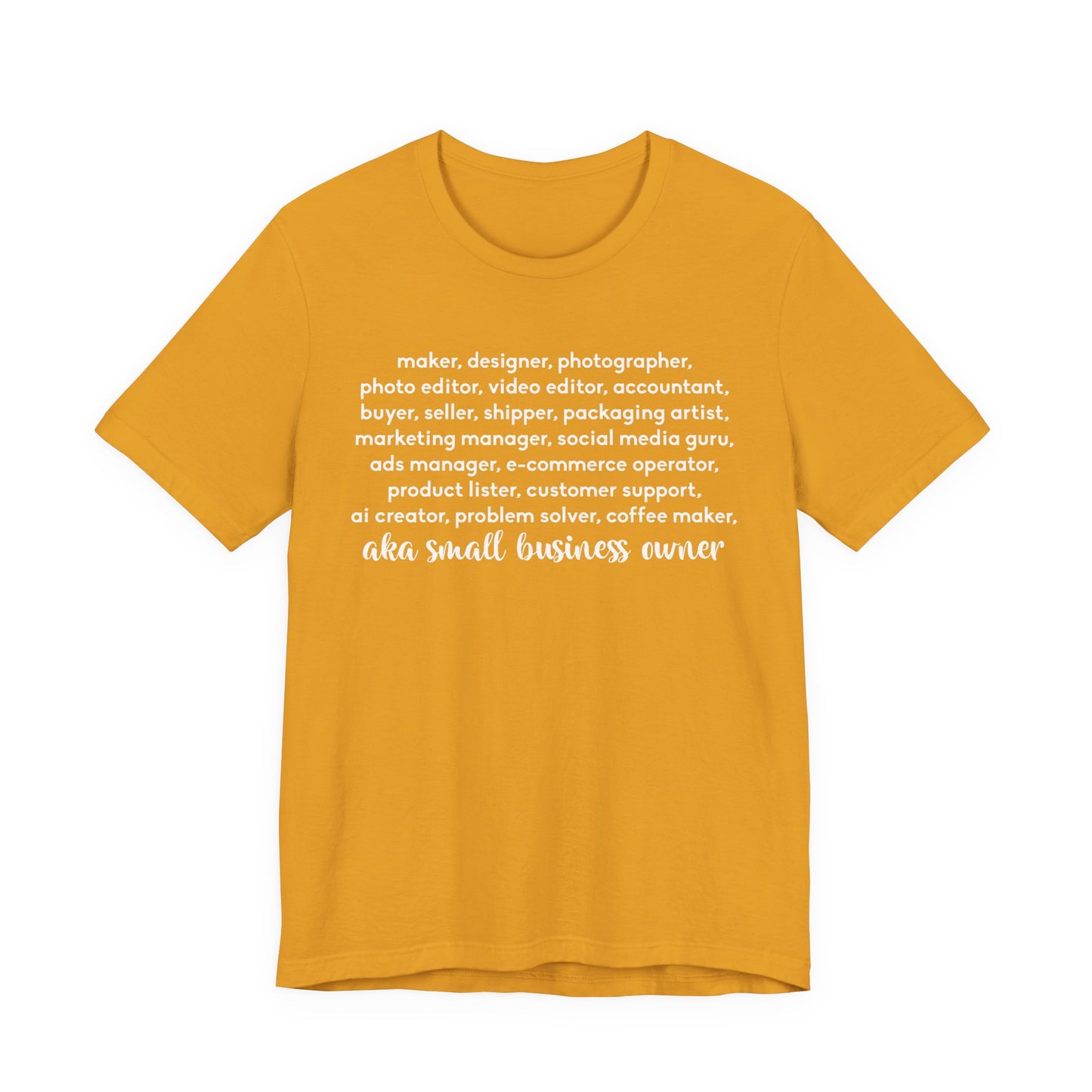 SMALL BIZ LIFE TEE FOR MAKERS