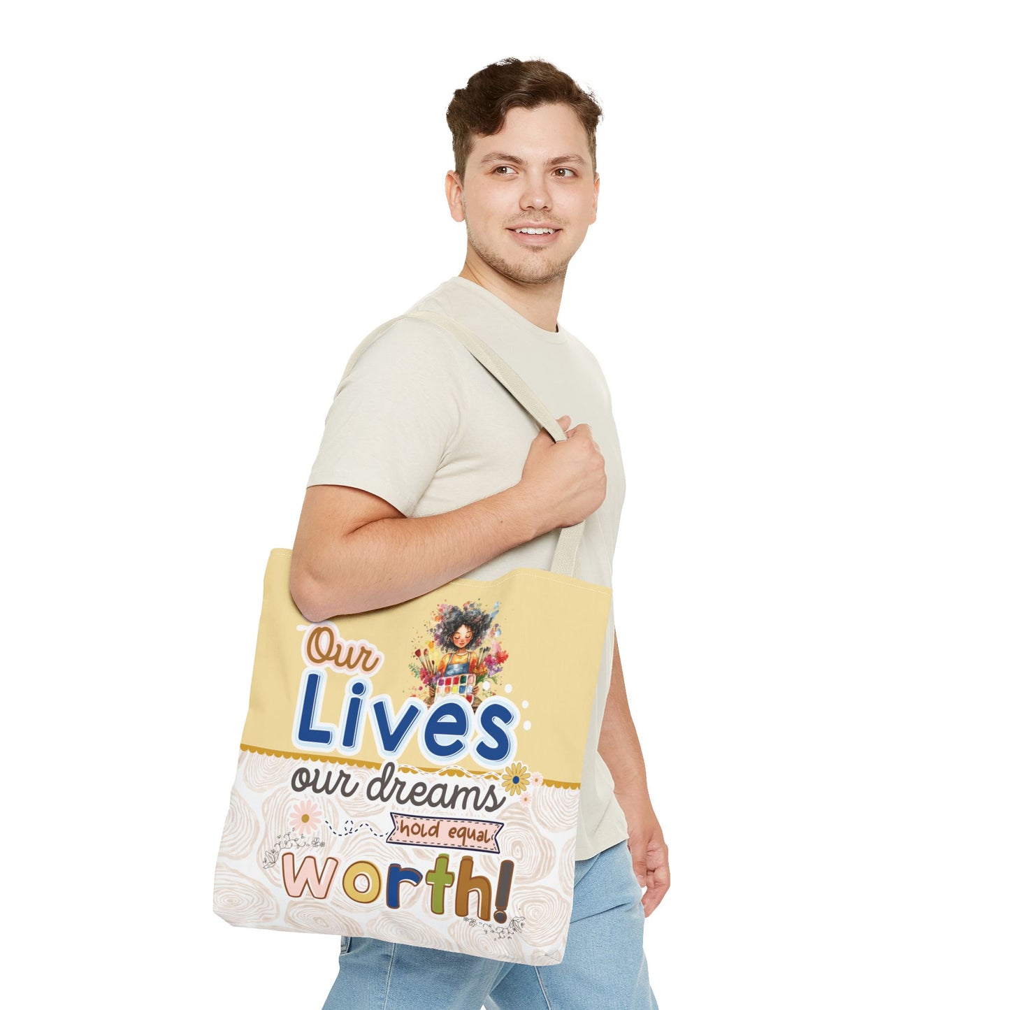 OUR LIVES TOTE BAG