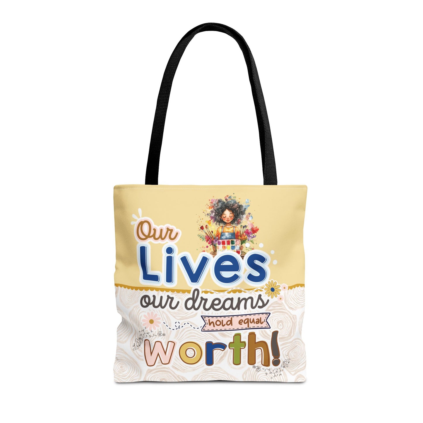 OUR LIVES TOTE BAG