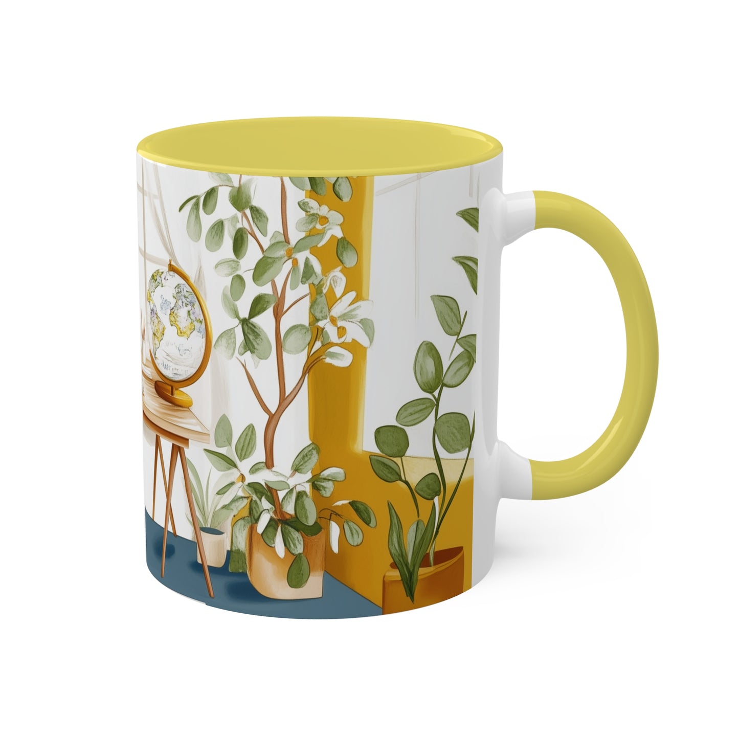 Yellow Worksplace Mug - Cozy . Creative . Bold . Organized