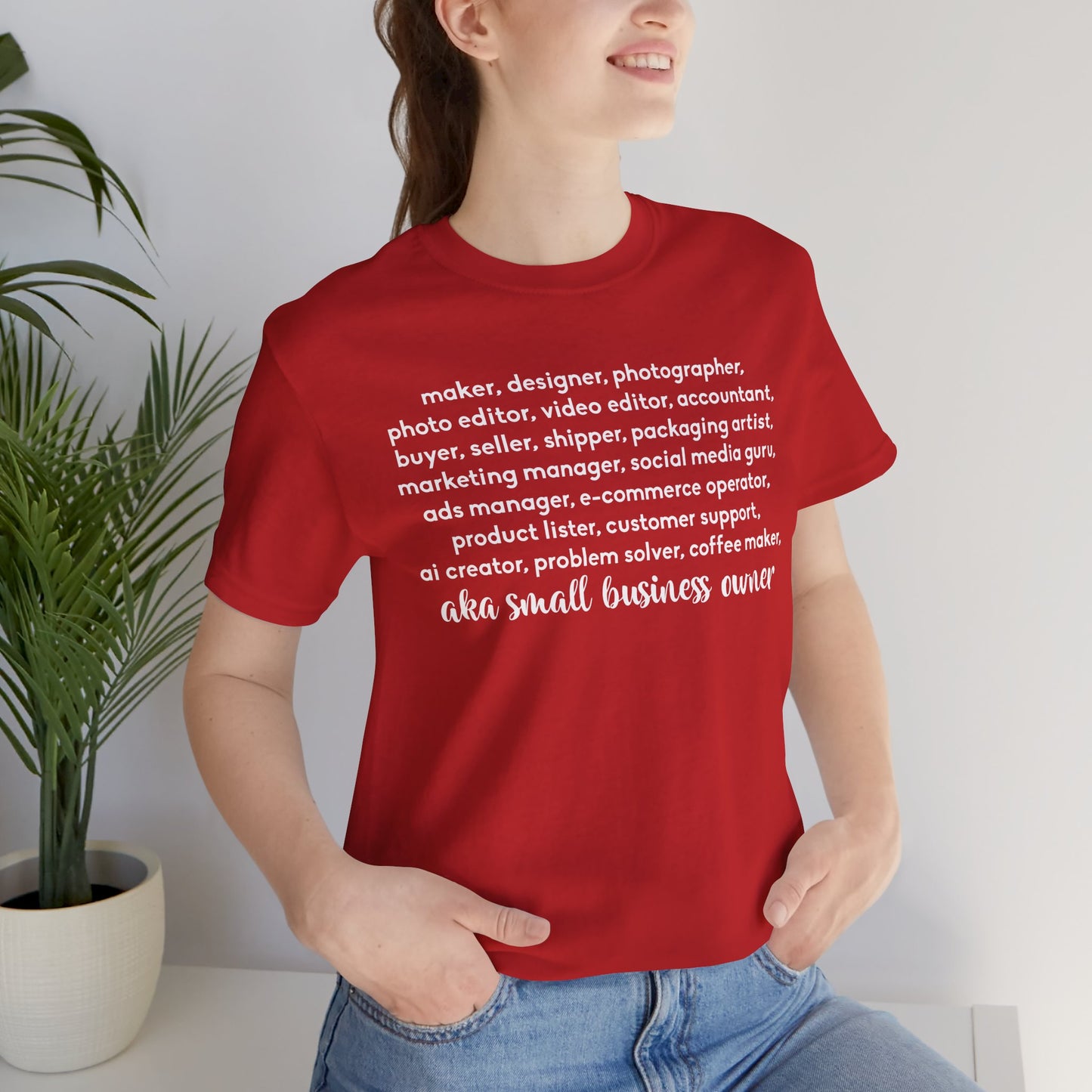 SMALL BIZ LIFE TEE FOR MAKERS