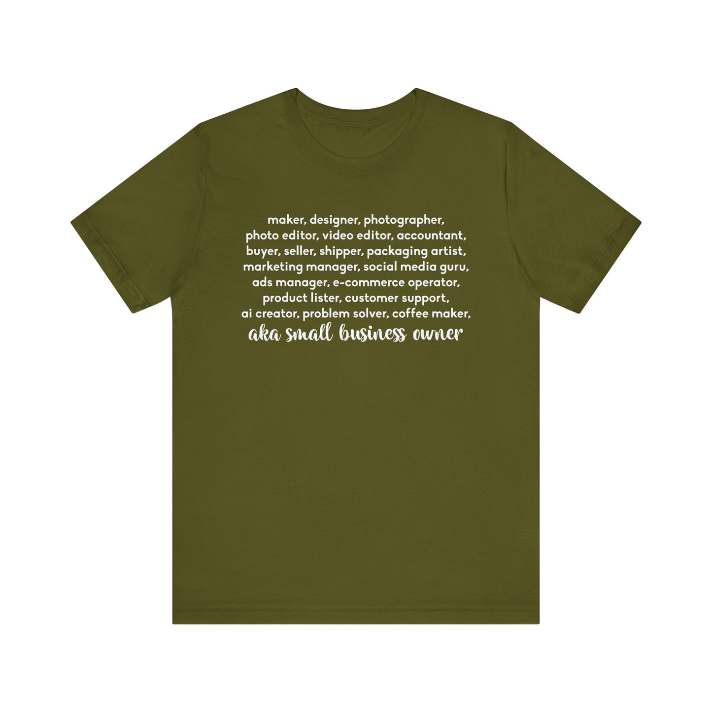 SMALL BIZ LIFE TEE FOR MAKERS