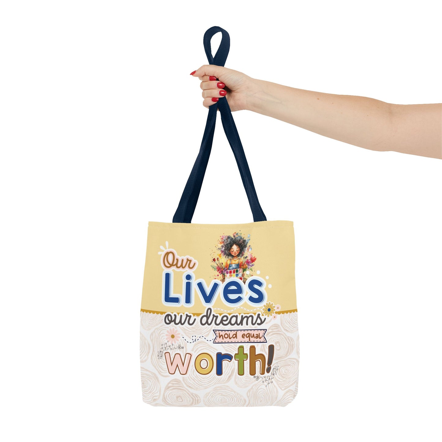 OUR LIVES TOTE BAG