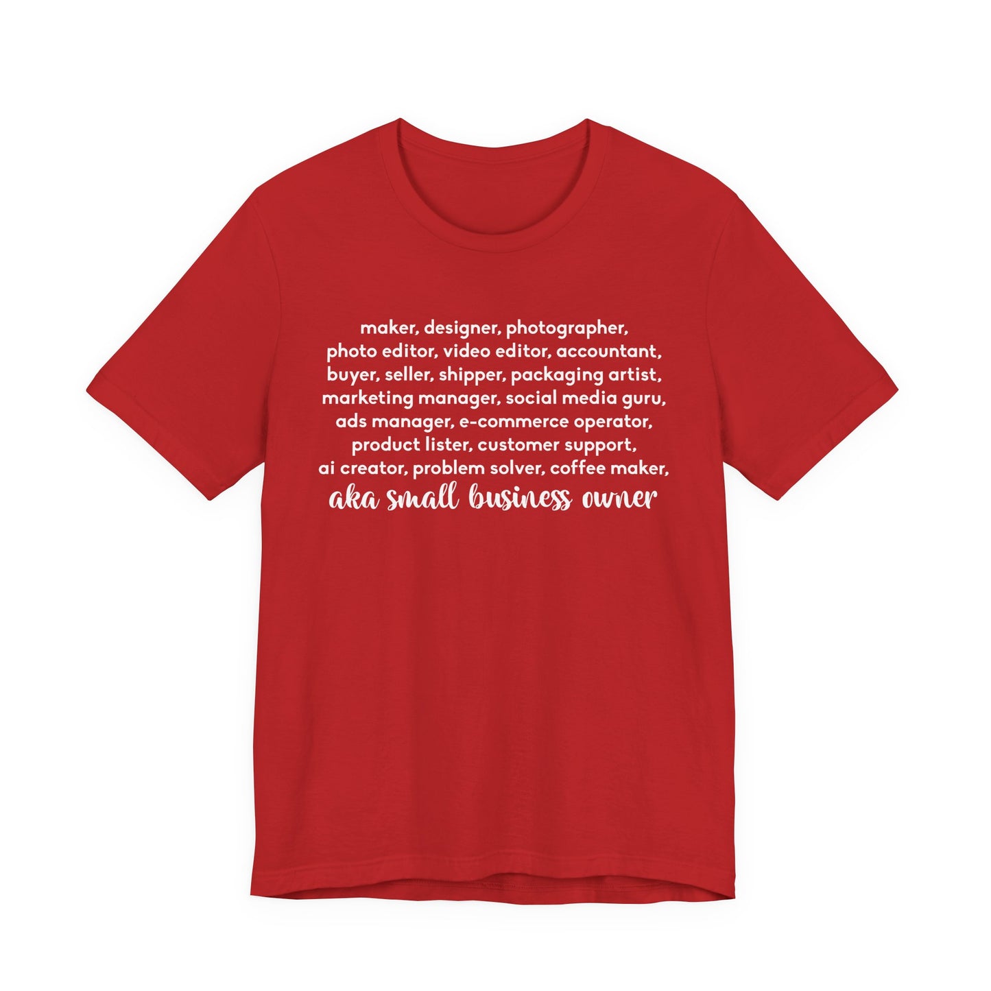 SMALL BIZ LIFE TEE FOR MAKERS