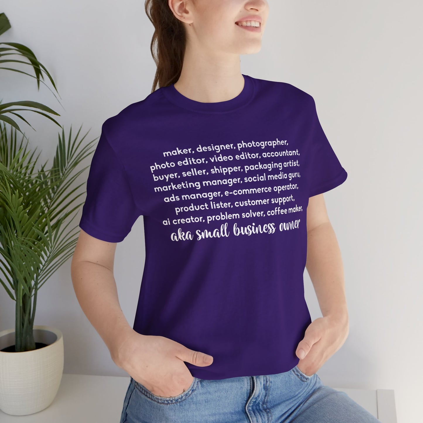 SMALL BIZ LIFE TEE FOR MAKERS