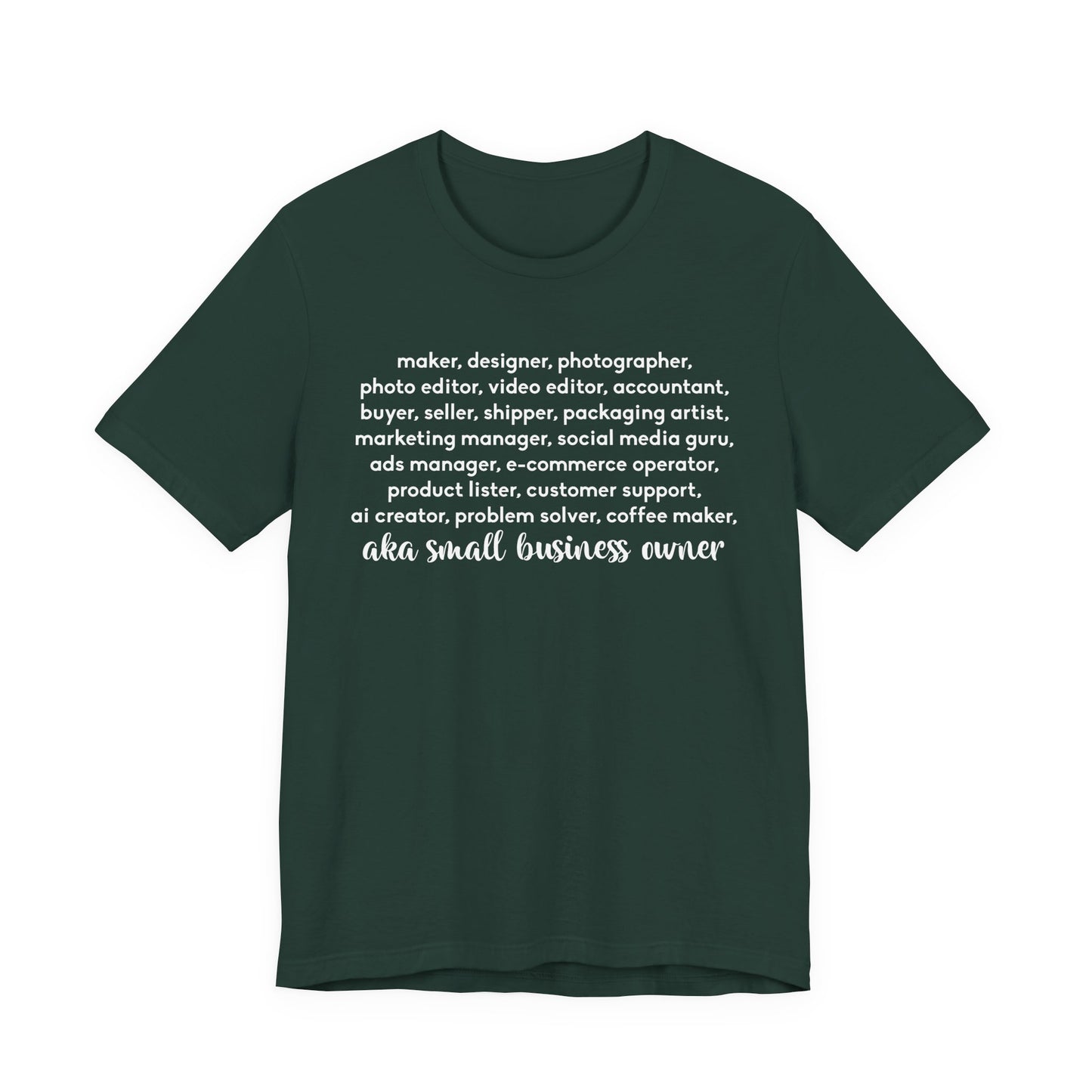 SMALL BIZ LIFE TEE FOR MAKERS