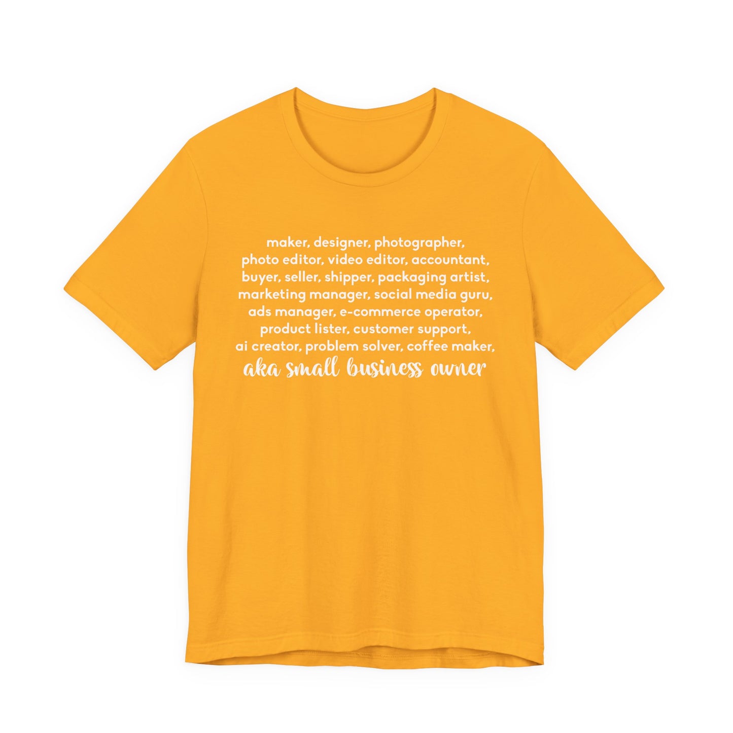 SMALL BIZ LIFE TEE FOR MAKERS