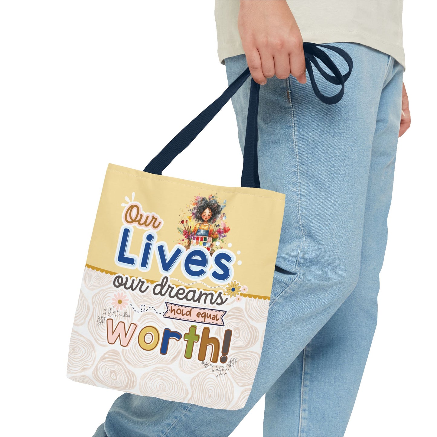 OUR LIVES TOTE BAG