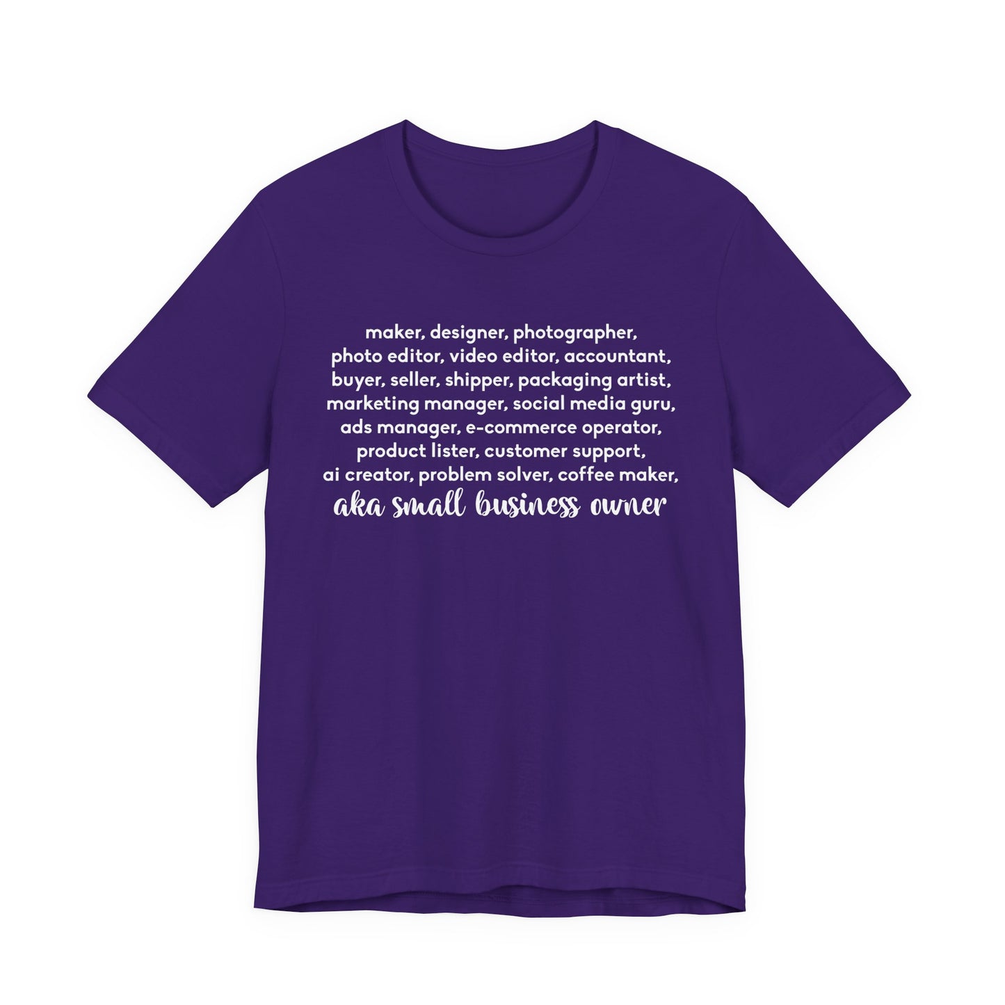 SMALL BIZ LIFE TEE FOR MAKERS