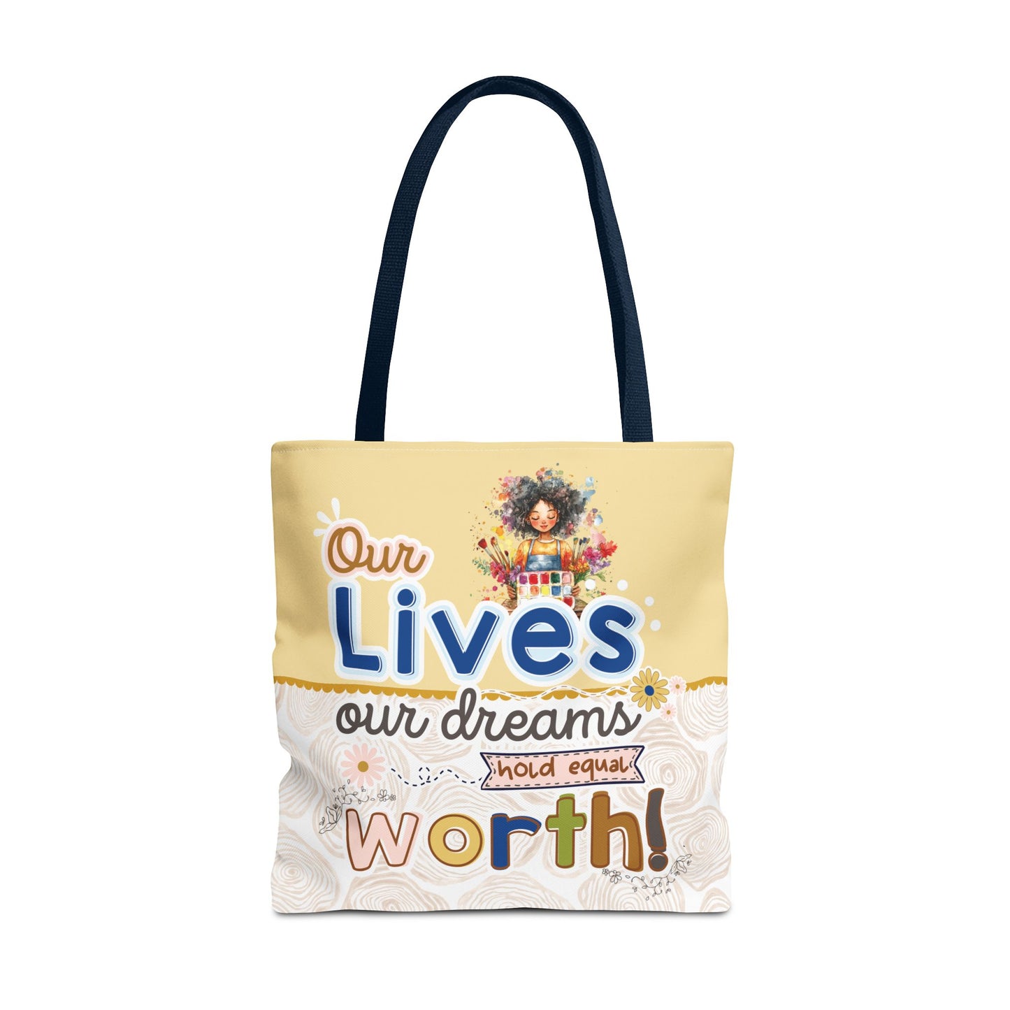 OUR LIVES TOTE BAG