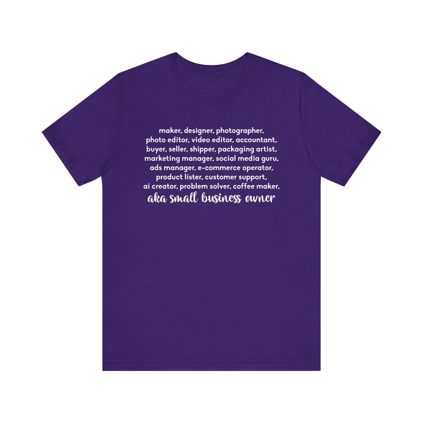 SMALL BIZ LIFE TEE FOR MAKERS