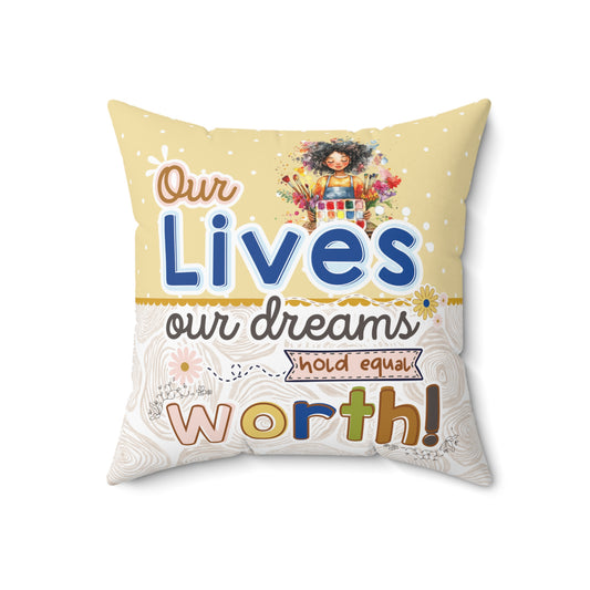 OUR LIVES CUSHION