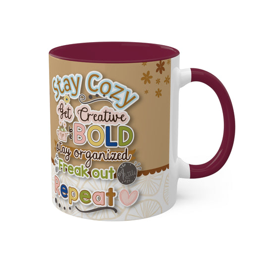 My Bold Dreams Mug - Cozy . Creative . Bold . Organized