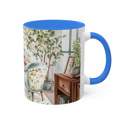 Blue Workplace Mug - Cozy . Creative . Bold . Organized