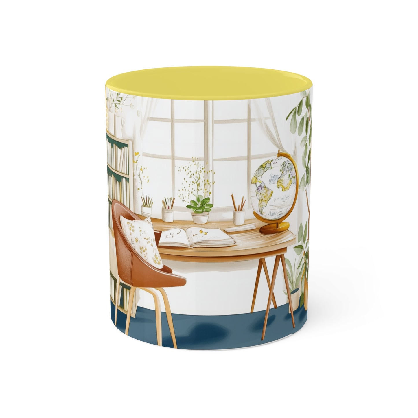 Yellow Worksplace Mug - Cozy . Creative . Bold . Organized