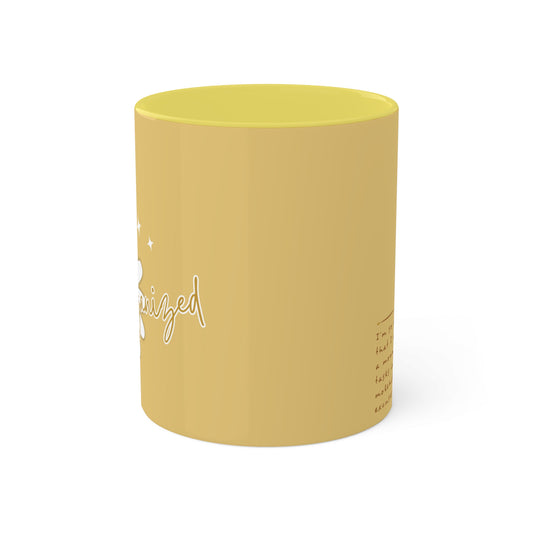 YELLOW Mug - Cozy . Creative . Bold . Organized