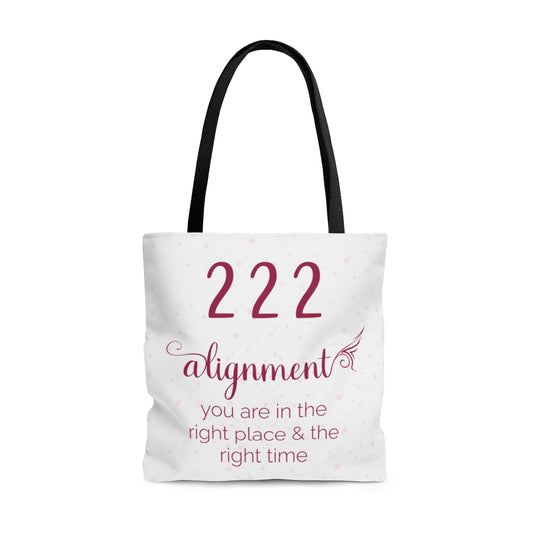 ANGEL NUMBER 222 JAZZBERRY TOTE BAG