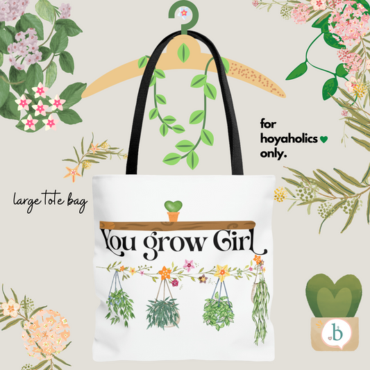 HOYAHOLIC YOU GROW GIRL TOTE BAG