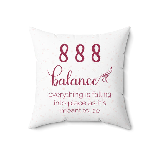 Angel Number 888 Jazzberry Cushion