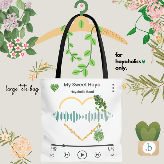 Hoyaholic Playlist Tote Bag