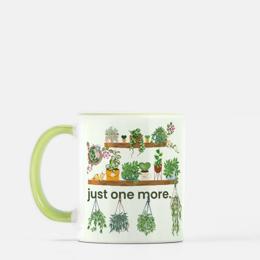 HOYAHOLIC Just One More Mug 11 oz. (Green + White)