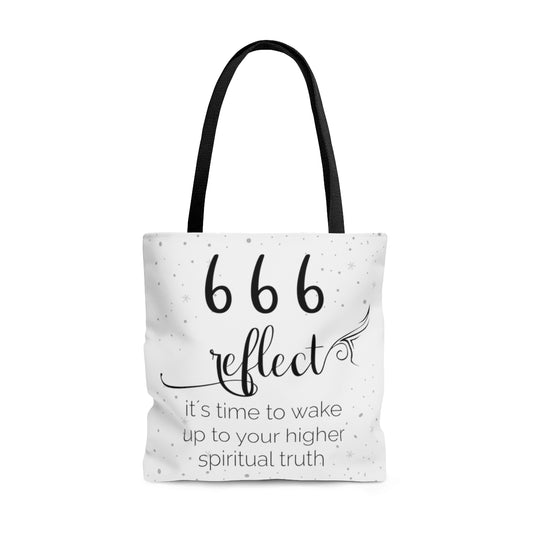 ANGEL NUMBER 666 TOTE BAG