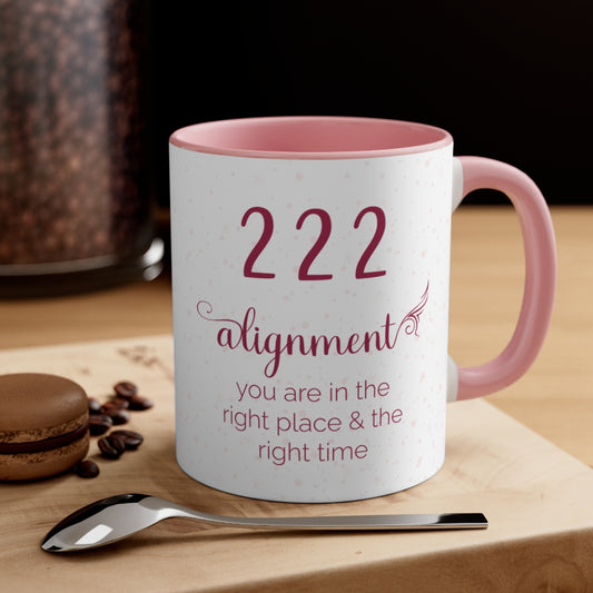 ANGEL NUMBER 222 JAZZBERRY MUG, 11OZ