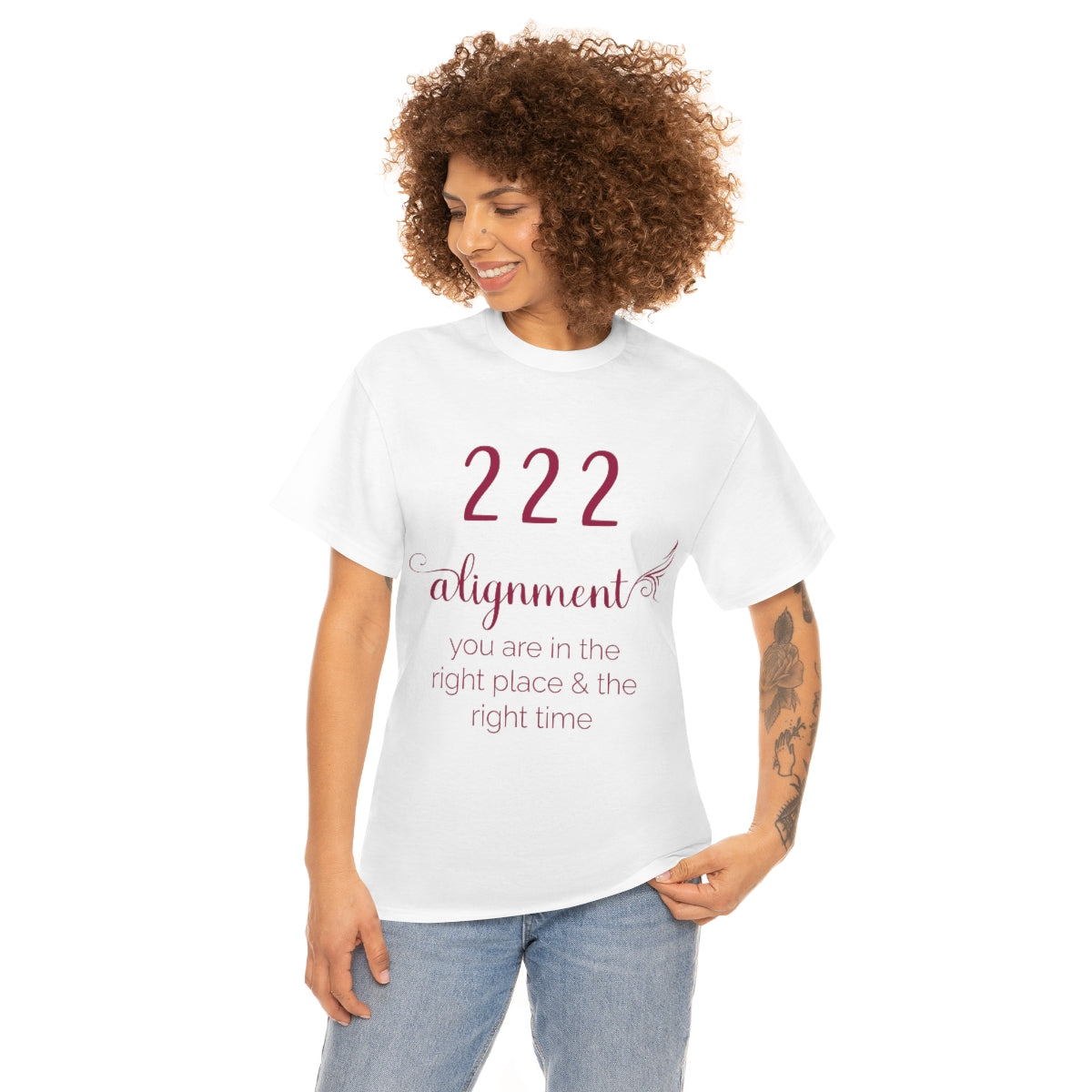 ANGEL NUMBER 222 JAZZBERRY SHIRT