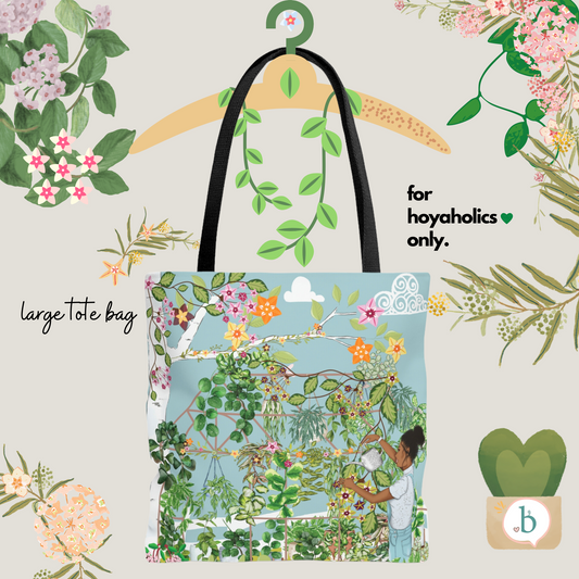 HOYAHOLIC HOYA HOUSE TOTE BAG